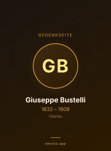 Gedenkportrait von Giuseppe Bustelli