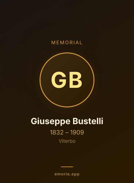 Memorial portrait of Giuseppe Bustelli