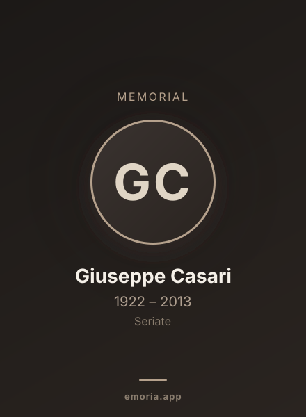 Memorial portrait of Giuseppe Casari