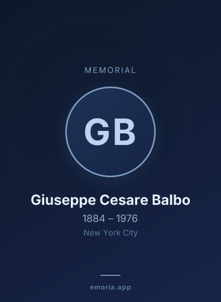 Memorial portrait of Giuseppe Cesare Balbo