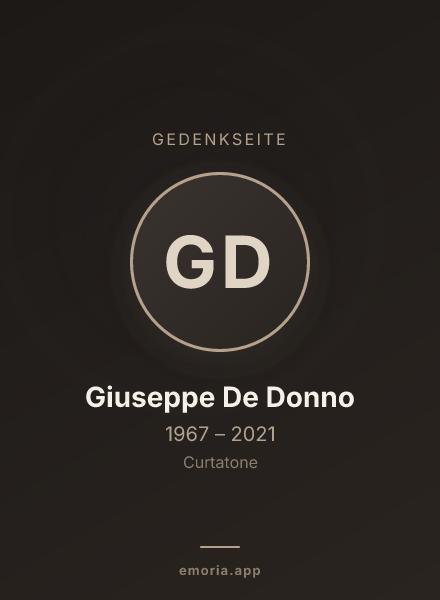 Gedenkportrait von Giuseppe De Donno