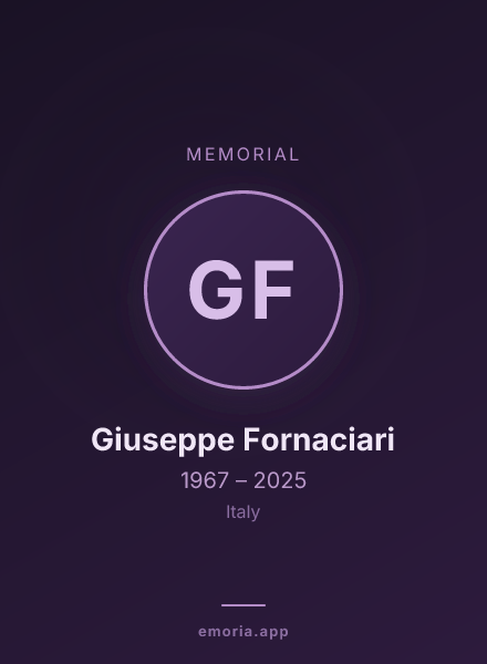 Memorial portrait of Giuseppe Fornaciari