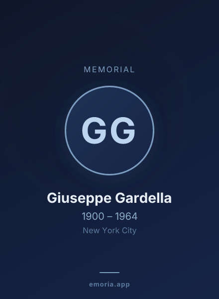 Memorial portrait of Giuseppe Gardella