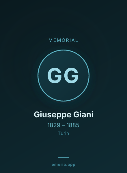 Memorial portrait of Giuseppe Giani