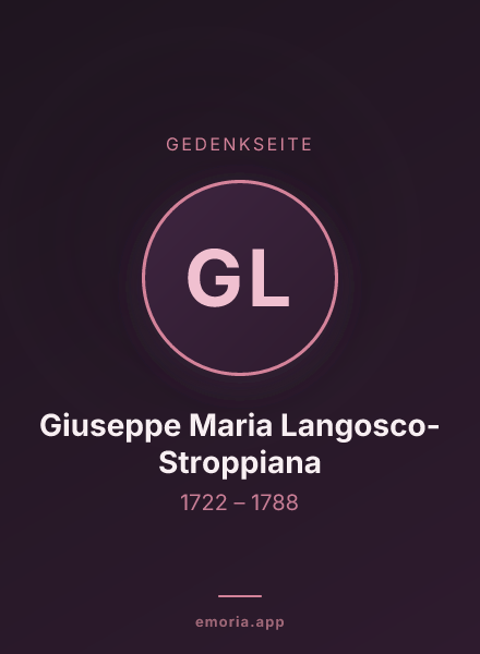Gedenkportrait von Giuseppe Maria Langosco-Stroppiana