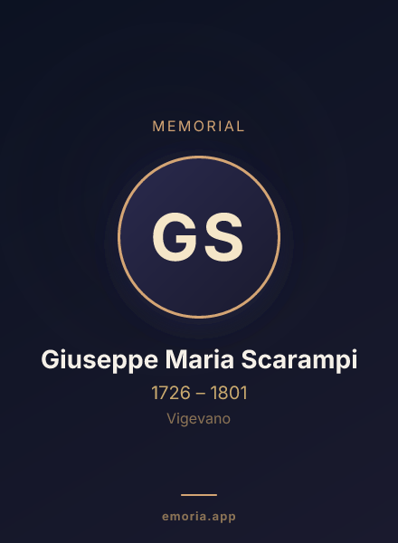 Memorial portrait of Giuseppe Maria Scarampi