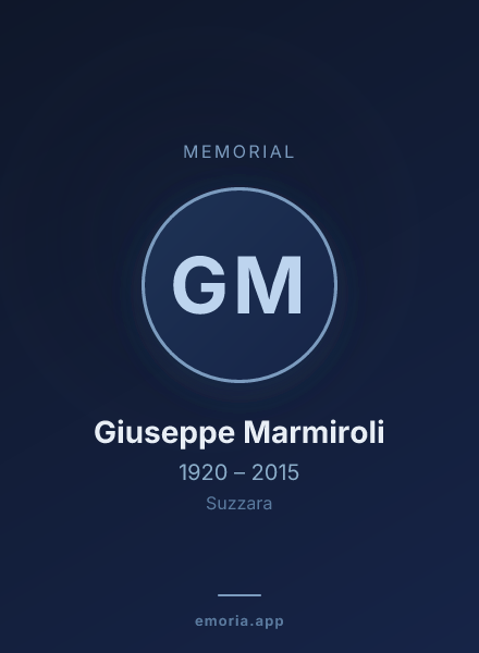 Memorial portrait of Giuseppe Marmiroli