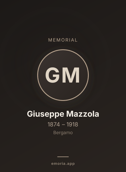 Memorial portrait of Giuseppe Mazzola