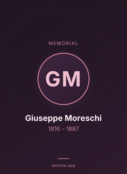 Memorial portrait of Giuseppe Moreschi