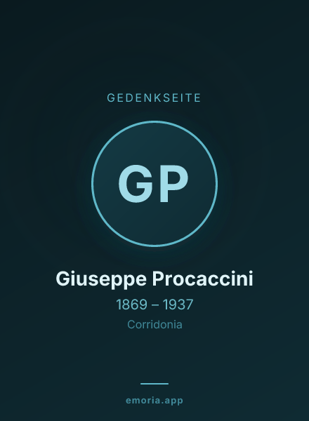 Gedenkportrait von Giuseppe Procaccini