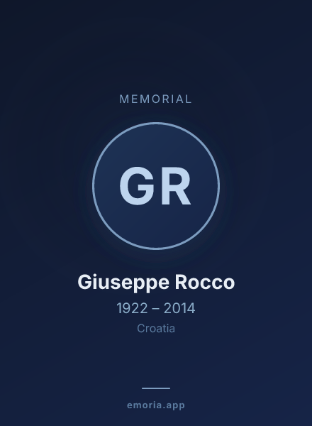 Memorial portrait of Giuseppe Rocco