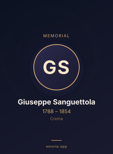 Memorial portrait of Giuseppe Sanguettola