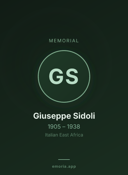 Memorial portrait of Giuseppe Sidoli