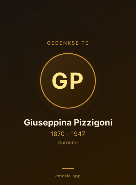 Gedenkportrait von Giuseppina Pizzigoni