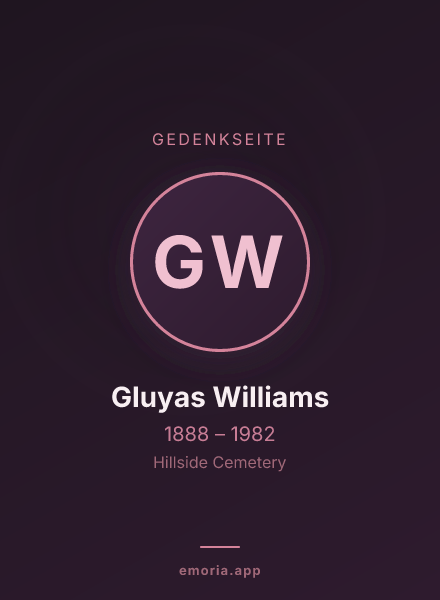 Gedenkportrait von Gluyas Williams