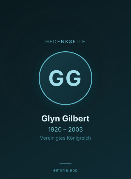 Gedenkportrait von Glyn Gilbert