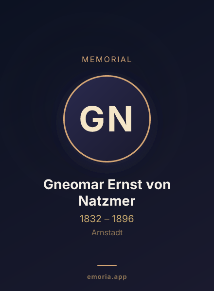 Memorial portrait of Gneomar Ernst von Natzmer