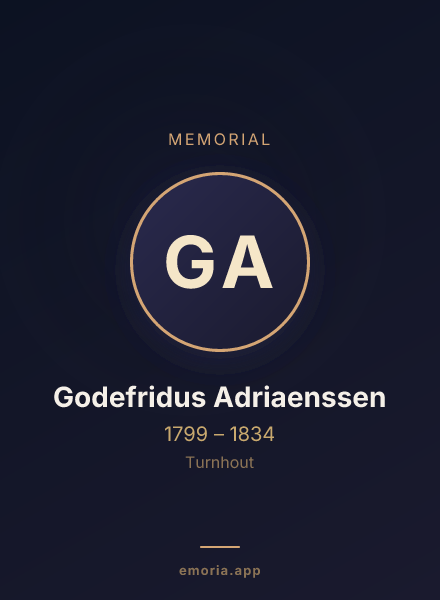Memorial portrait of Godefridus Adriaenssen