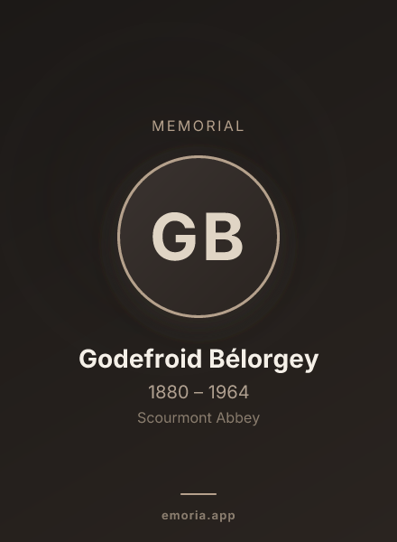 Memorial portrait of Godefroid Bélorgey