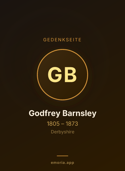 Gedenkportrait von Godfrey Barnsley