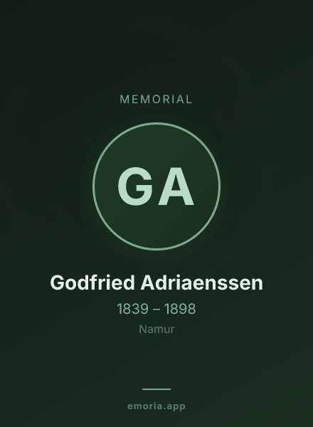 Memorial portrait of Godfried Adriaenssen