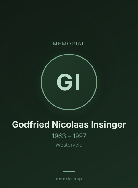 Memorial portrait of Godfried Nicolaas Insinger