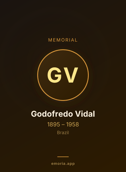 Memorial portrait of Godofredo Vidal
