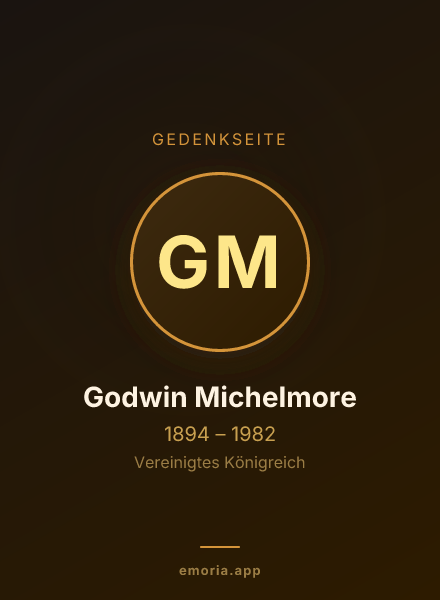 Gedenkportrait von Godwin Michelmore