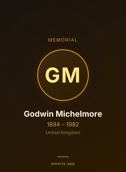 Memorial portrait of Godwin Michelmore