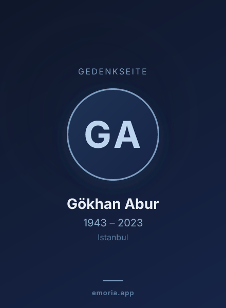 Gedenkportrait von Gökhan Abur