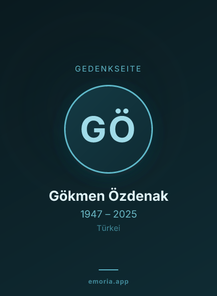 Gedenkportrait von Gökmen Özdenak