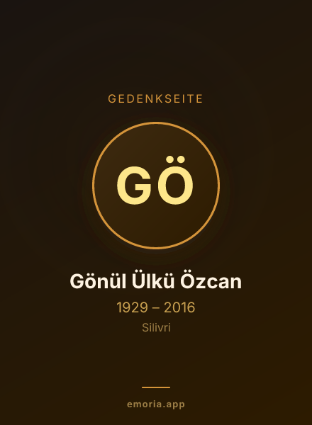Gedenkportrait von Gönül Ülkü Özcan