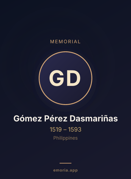 Memorial portrait of Gómez Pérez Dasmariñas