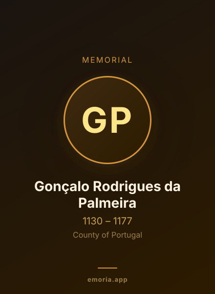 Memorial portrait of Gonçalo Rodrigues da Palmeira