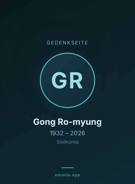 Gedenkportrait von Gong Ro-myung