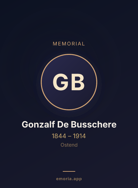Memorial portrait of Gonzalf De Busschere