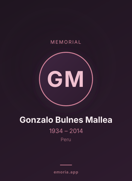 Memorial portrait of Gonzalo Bulnes Mallea