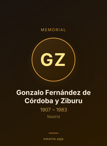 Memorial portrait of Gonzalo Fernández de Córdoba y Ziburu