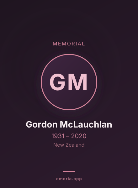 Memorial portrait of Gordon McLauchlan