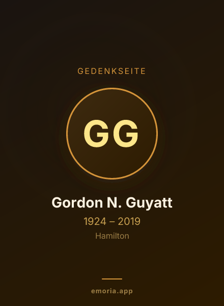 Gedenkportrait von Gordon N. Guyatt