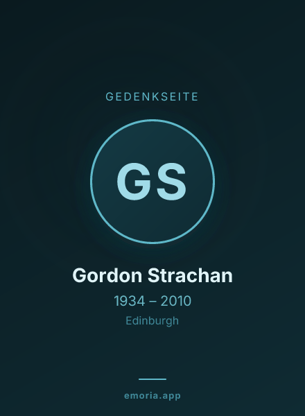 Gedenkportrait von Gordon Strachan