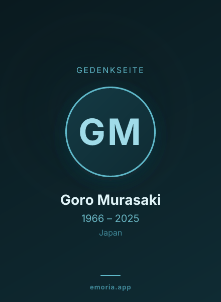 Gedenkportrait von Goro Murasaki