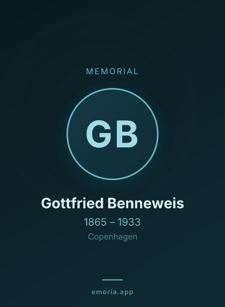 Memorial portrait of Gottfried Benneweis