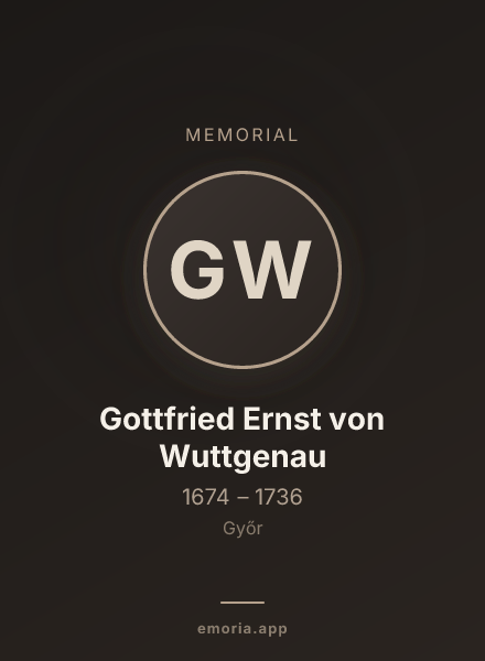 Memorial portrait of Gottfried Ernst von Wuttgenau