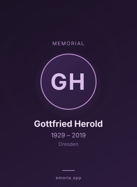 Memorial portrait of Gottfried Herold