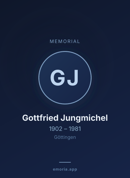 Memorial portrait of Gottfried Jungmichel