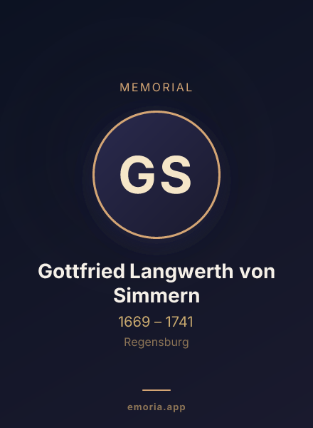 Memorial portrait of Gottfried Langwerth von Simmern