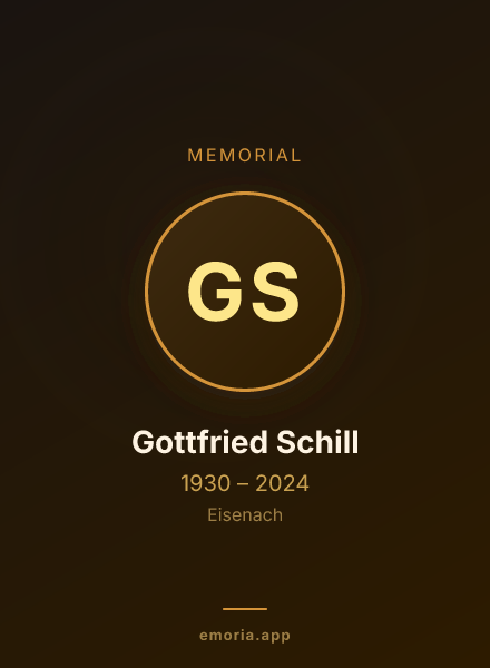 Memorial portrait of Gottfried Schill