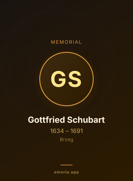 Memorial portrait of Gottfried Schubart