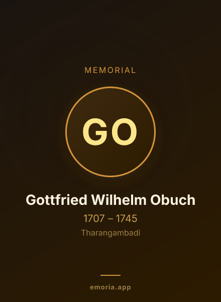 Memorial portrait of Gottfried Wilhelm Obuch